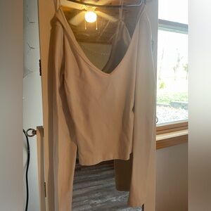 White lulu align long sleeve - size 2